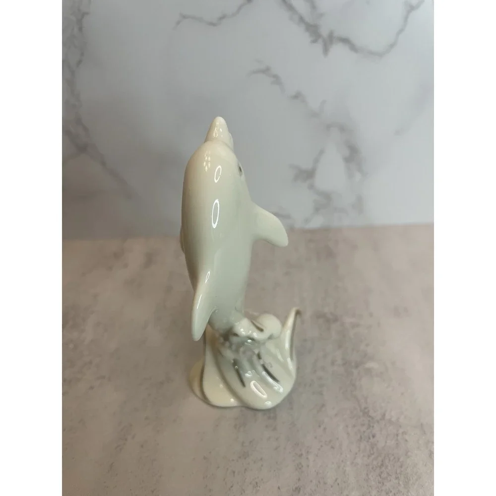 Lenox Dolphin Figurine, 24K Gold Trim, Handcrafted, Small 4